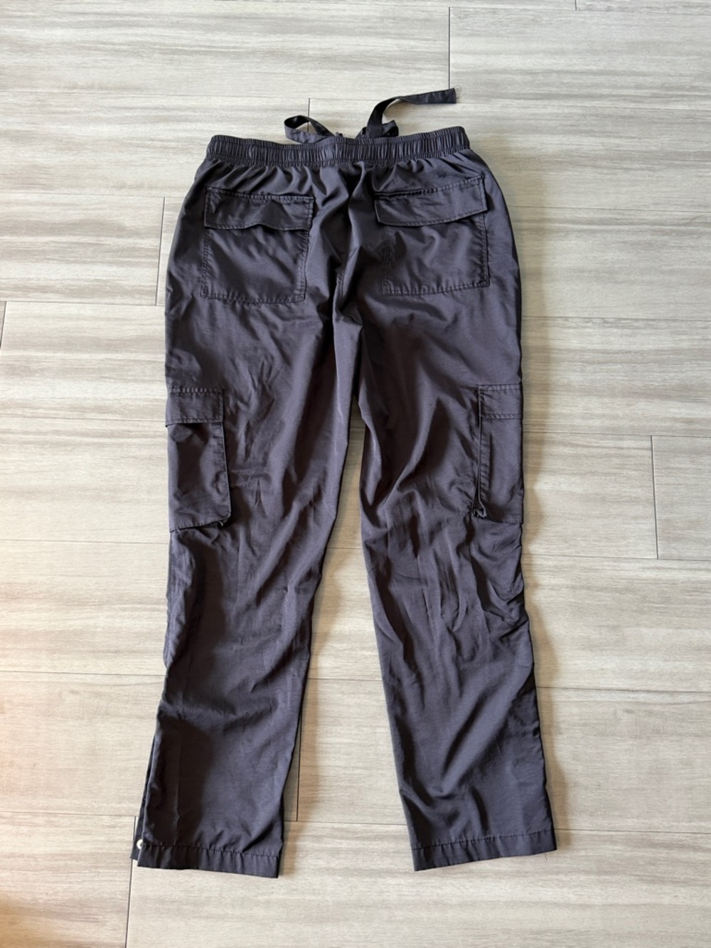 Classic Men's Cargo Pants in Charcoal - Lightweight Utility Trousers (XL)